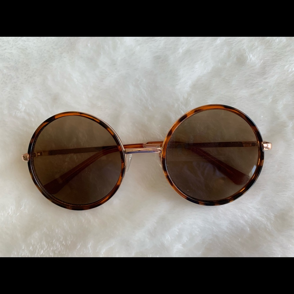 brown circle tortoise sunnies
